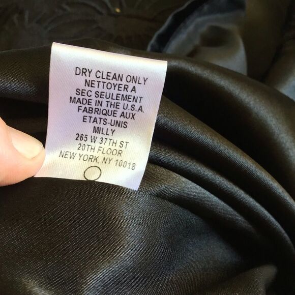 Milly Floral Textured Sheath Short Spaghetti Strap - Picture 9 of 9